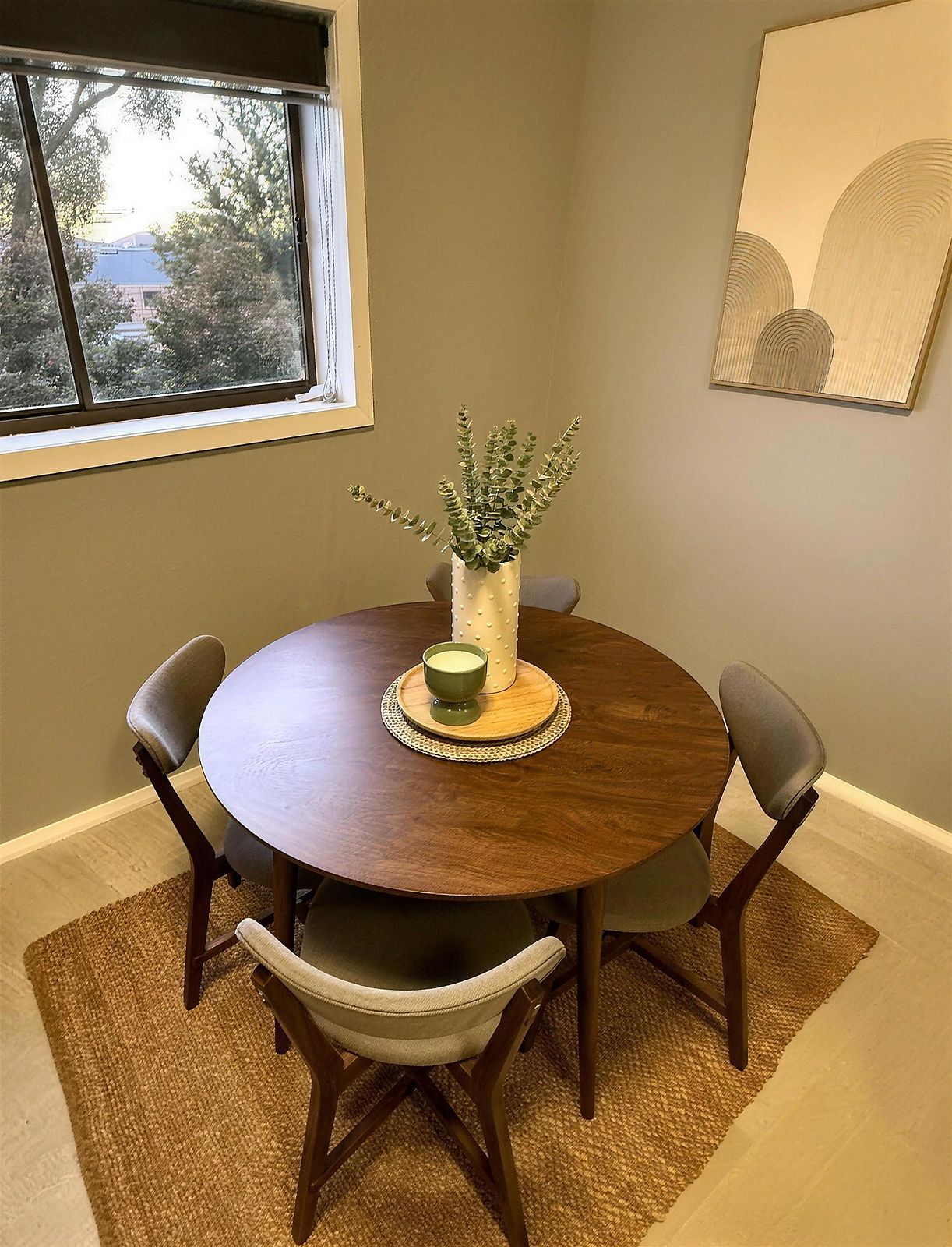 Dining table by the window